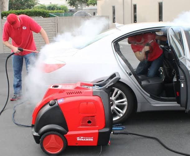 Optima Steamer industrial steam car washing technology